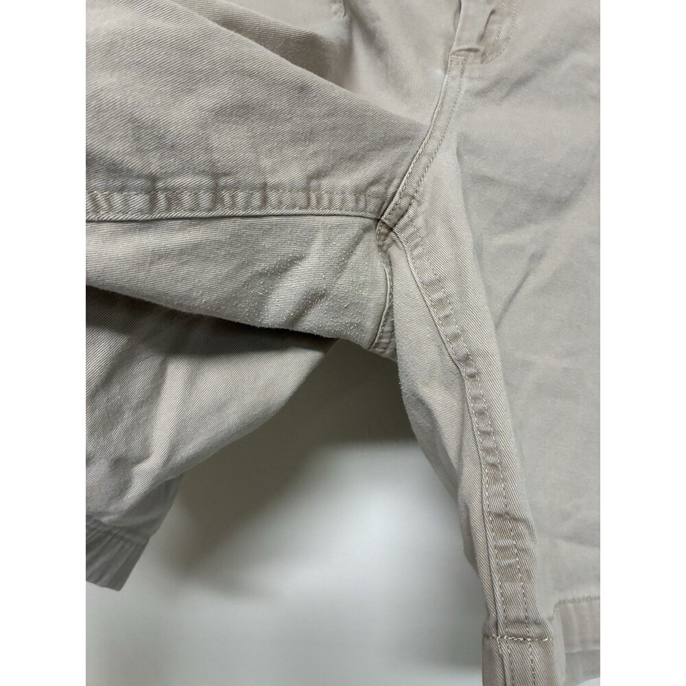LL Bean Favorite Fit Women’s Size 18 Tan Khaki Cotton Blend Shorts Outdoor - Picture 8 of 12